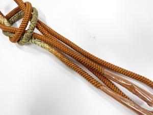 未使用品　正絹　手組帯締め